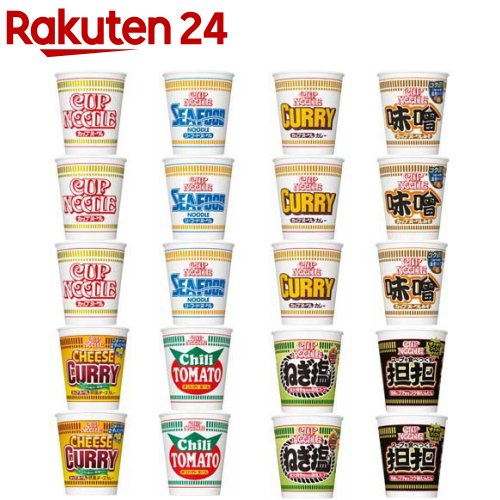 日清 八福神 カップヌードル アソート(20食入)【カップヌードル】[詰め合わせ バラエティ ギフト プレゼント 備蓄]